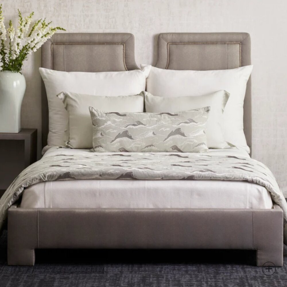 $2,063! NWT The Met X Ann Gish - Aranami Japanese Linen KING Duvet Cover ONLY